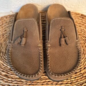 Birkenstock Papillio Madagascar Brown Leather Clogs Mules Womens Sz 38